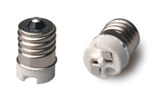E17 Intermediate male to G4/MR16 female Converter
