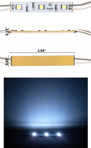 3 5050 SMD LED Module 12VDC NCNR