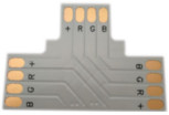 Connector 12 mm 4 Conductor 3 Way Solder Less PCB