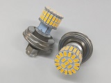 p45t 6V LED Headlight 60 SMD Dual Filament Bi Polar