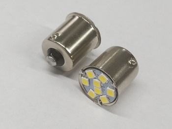 63 LED Bulb 12 to 14 Volt BA15S Base product 64848