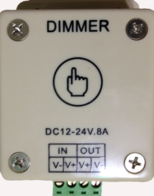 Dimmer Touch 12 Volt Low Voltage 96W 1 Channel 8A