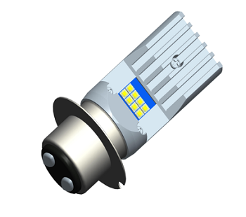 P36D LED Headlight 5 To 30 Volt Dual Filament Non Polarized