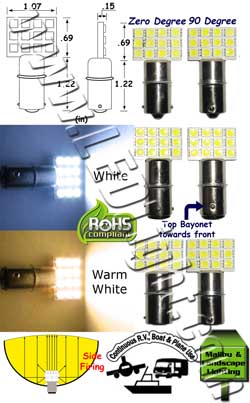 Side firing LED bulb with 12 5050 SMD Product