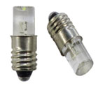 Midget Screw Concave LED Light 12 VDC 90 Degree Dim-able E5