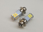 LED Headlight P15D-25-1 Base 6 Volt 30 SMD Dual Beam