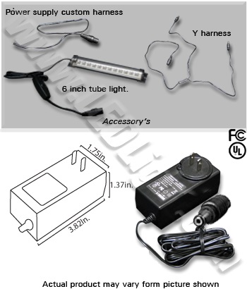 Power Supply 12 VDC 24 Watt 2 Amp 100 to 240 VAC product 65987