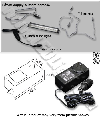 Power Supply 12 VDC 24 Watt 2 Amp 100 to 240 VAC product 65987