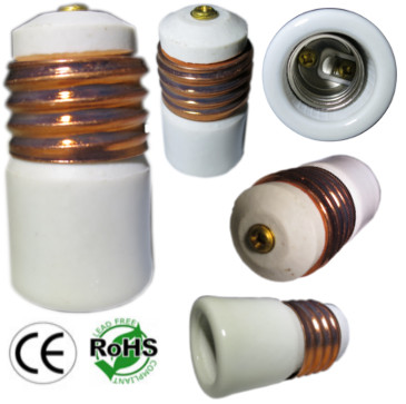 E26 male to E17 female Ceramic Converter