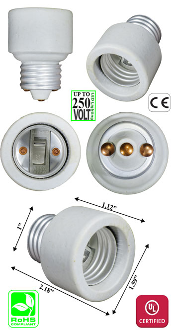 Image of a E26 socket extender