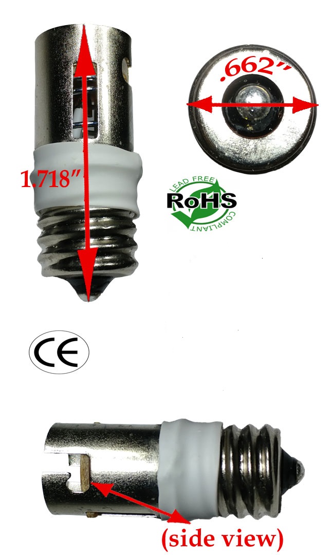 E17 male to BA15D Converter Adapter