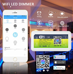 LED Dimmer WIFI Controller DC12-DC24V 144W @ 12V Common Anode