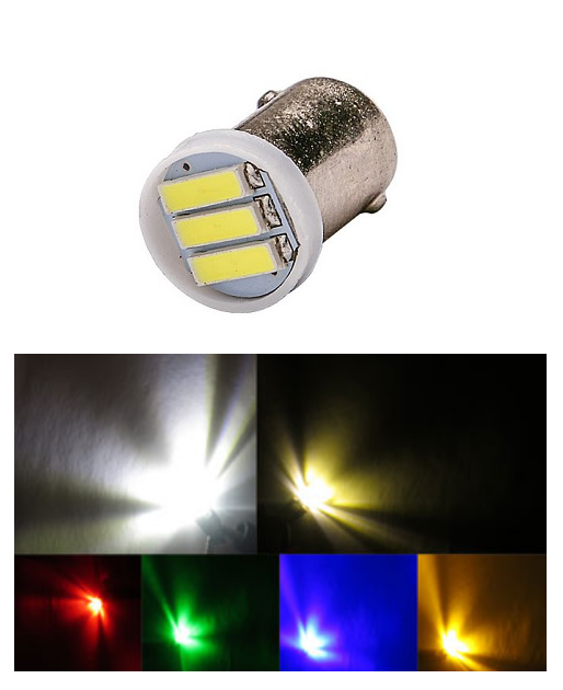 Creek fast Globus 51 Miniature Bulb BA9S Base 6 Volt 3 SMD 7020 LED T3 1/4 - Automotive -  LEDLight