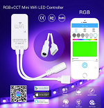 RGB WIFI Mini 4 Pin Controller 9-24V 3 Channel 2 Amps 72W