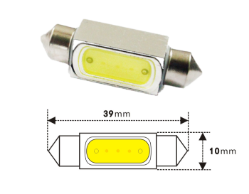 74566 Festoon 1.5 Watt LED Light Bulb 1 and 1/2 Inches or 39 mm product replace hot incandescent festoons