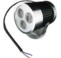 3x3 Watt LED Spot 80-260 VAC