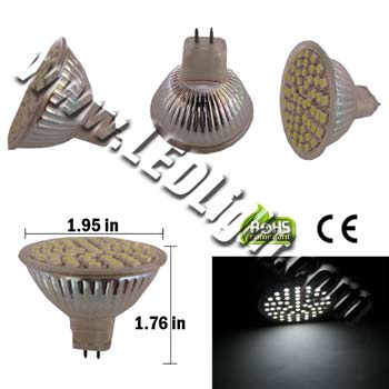 MR16 60 SMD 3528 LED Light Low Voltage 12 Volt