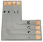 Connector 12 mm 4 Conductor  2 Way Solder Less PCB