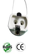 G12 Ceramic Socket 1000V 4A Rated with Wires