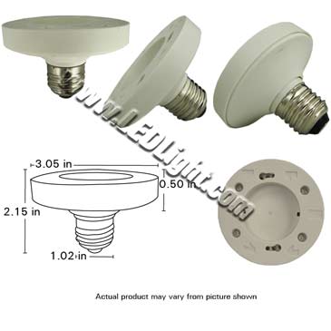 E27 male to GX53 female Converter