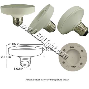 E27 male to GX53 female Converter