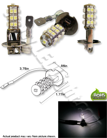 1.2 watt h1 led fog light