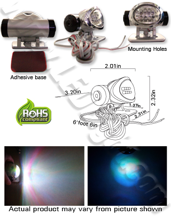 Reverse LED Light with Speaker