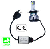 Headlight LED 40 Watt H4 CanBus Dual Beam Pair