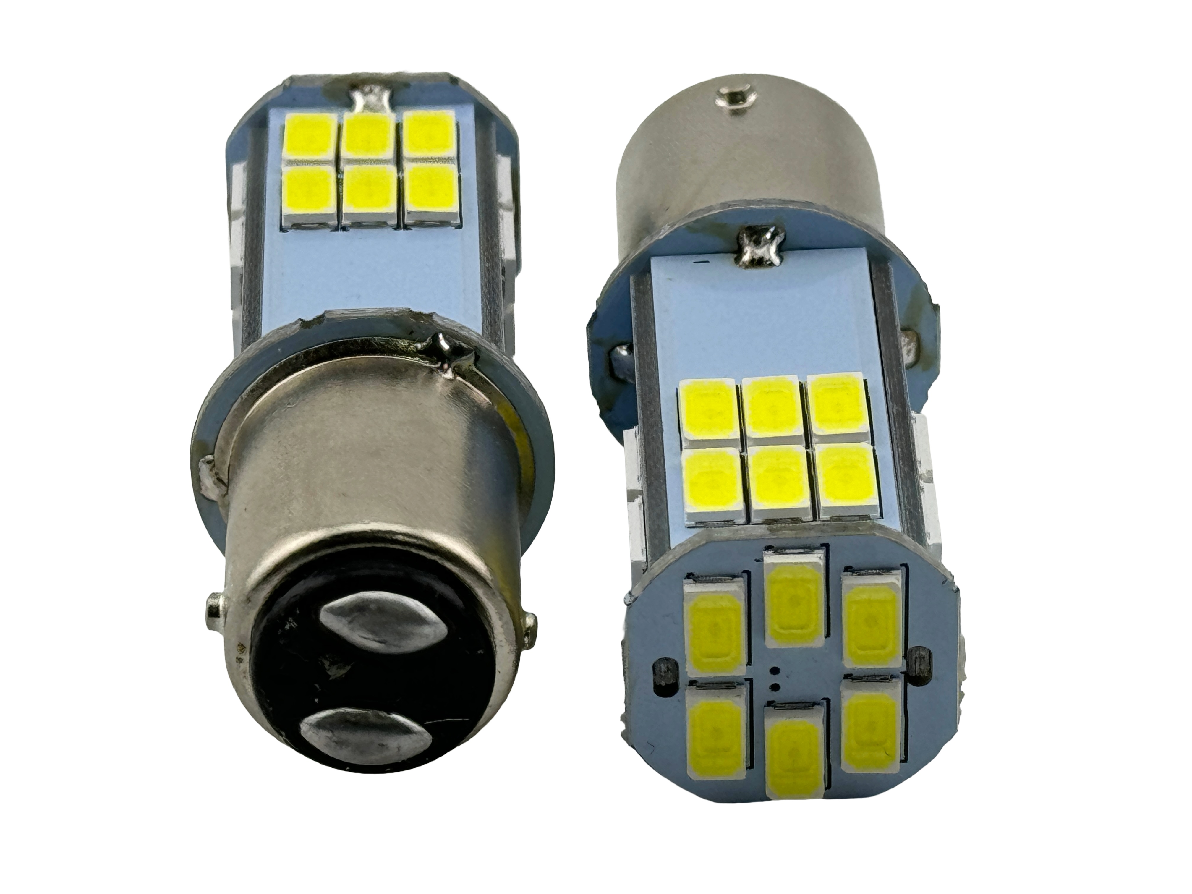 Rebaydo 2pcs 1142 LED Miniature Bulb 6 Volt BA15D Base 30 SMD