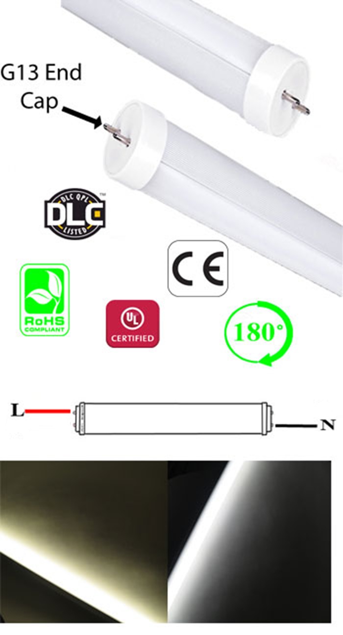 T8 T12 3 Foot 15 Watt Ballast Compatible DLC 100-277VAC G13