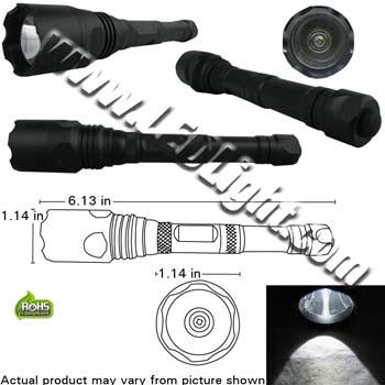 LED Flashlight 3 Watt P4 LED 175 Lumen