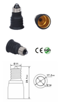 E11 male to E14 female Converter