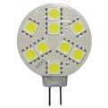 G4/JC/GY6.35 9 SMT (3 Chip) L.E.D. Side Firing LED Light 12VDC GX4.0