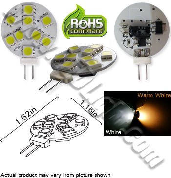 2 Watt G4 led light bulb