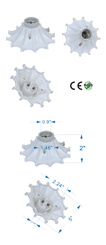 E26 Female Socket Towel Style