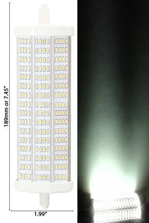 T3 20W LED Bulb 85-265VAC Double-Ended R7S Base 189mm