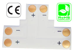 Connector 8mm 2 Conductor 3 Way Solder Less PCB	