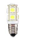 1449 LED Bulb E10 Base 9 5050 12V DC T3 1/4