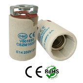 E14 Female Socket 250 VAC 2 Amp Ceramic