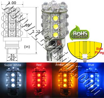 20 Super Flux T25 Wedge LED Light