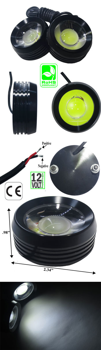 LED Puck 10W Module 12 VDC Dimmable
