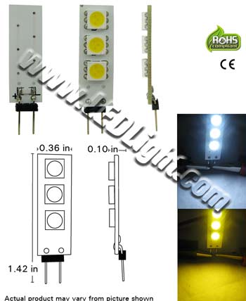 image of a g4 led bulb