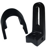 Bracket, Tubular, Vertical, 1 Inch, Mounting Black Pair 