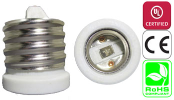 E39 Male To E27 Female Converter Adapter Ceramic