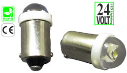 Miniature Bulb BA9S Base Short Round 24 Volts DC