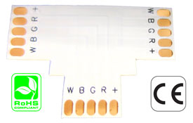 Connector 10mm 5 Conductor 3 Way Solder Less PCB	