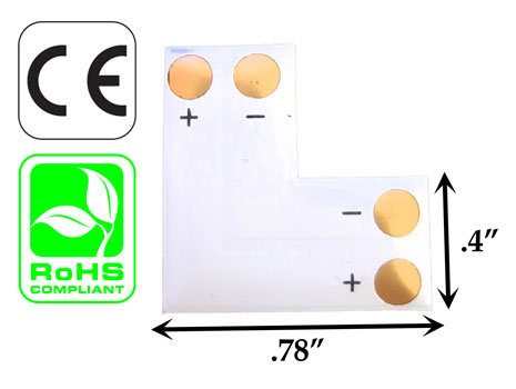 Connector 10mm 2 Conductor 2 Way Solder Less PCB