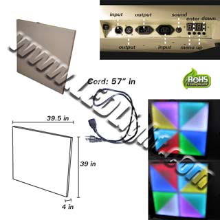 LED Dance Floor Flat Panel RGB Controller Inter Linkable producxt 89471