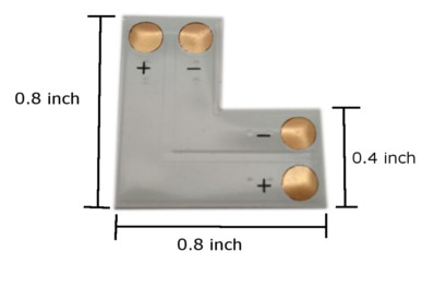 Connector 12 mm 2 Conductor 2 Way Solder Less PCB	