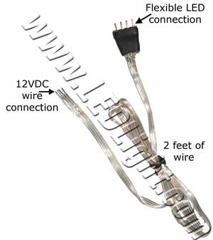 Multi Color Flexible LED Light Harness